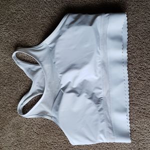 White zyia sport bra size xxl